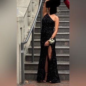 Beautiful Black Prom Dress Size 2